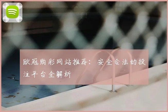 欧冠购彩网站推荐：安全合法的投注平台全解析